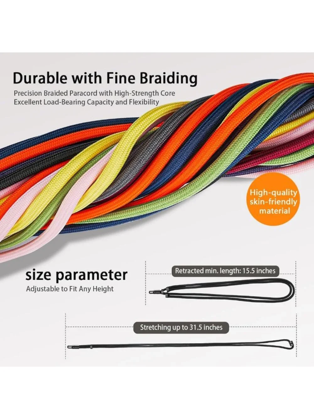 Adjustable Anti-Theft Phone Lanyard 2 Pack - Crossbody Neck & Wrist Strap
